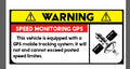 Speed Monitored GPS Tracking. No Speeding. Business Travel